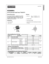 Datasheet  FDD6690A