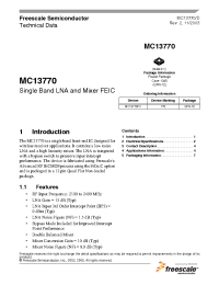 Datasheet  MC13770