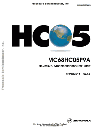 Datasheet  MC68HC05P9A