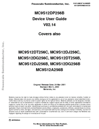 Datasheet  MC9S12DP256B