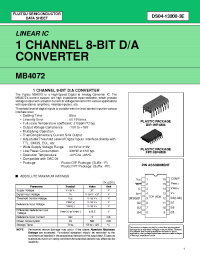 Datasheet  MB4072