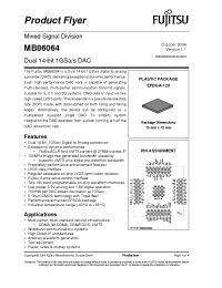 Datasheet  MB86064