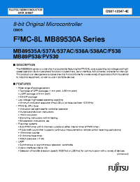 Datasheet  MB89P538