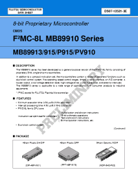 Datasheet  MB89P915