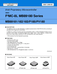 Datasheet  MB89PV180