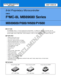 Datasheet  MB89PV680