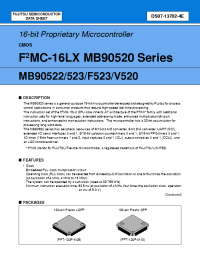 Datasheet  MB90522