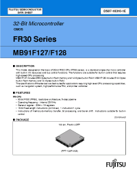 Datasheet  MB91F127
