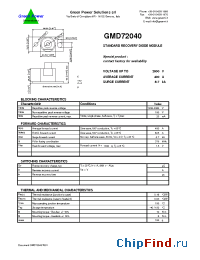Datasheet  GMD72040