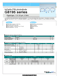 Datasheet  G8195