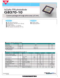 Datasheet  G8370-10