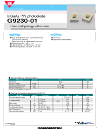 Datasheet  G9230-01