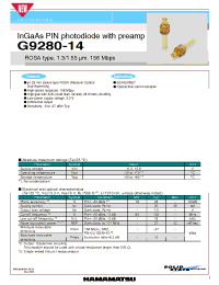 Datasheet  G9280-14