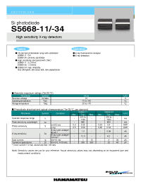 Datasheet  S5668-34