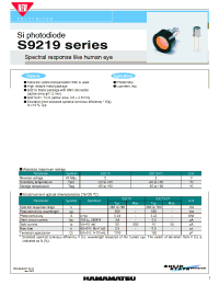 Datasheet  S9219