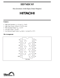 Datasheet  HD74HC05