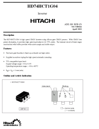Datasheet  HD74HCT1G04
