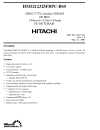 Datasheet  HM5212325FBPC-B60