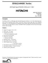 Datasheet  HM621400HC