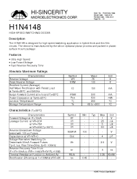 Datasheet  H1N4148