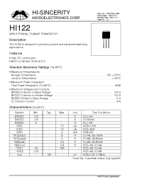 Datasheet  HI122