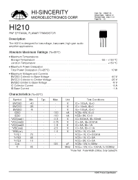 Datasheet  HI210