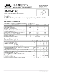Datasheet  HMM4148