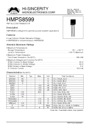 Datasheet  HMPS8599