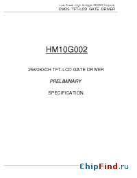 Datasheet  HM10G002