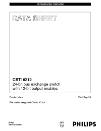 Datasheet  CBT16212