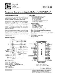 Datasheet  ICS9148-58