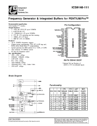 Datasheet  ICS9148yF-111