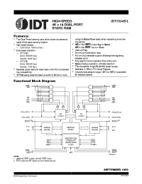 Datasheet  IDT7034S