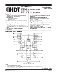 Datasheet  IDT70T653M