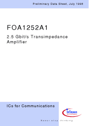 Datasheet  FOA1252A1
