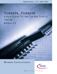 Datasheet  TUA6034