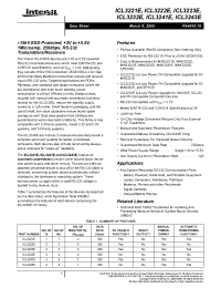 Datasheet  ICL3243E