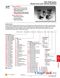Datasheet  C&K 7000 Series