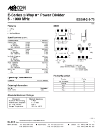 Datasheet  ESSM-2-2-75