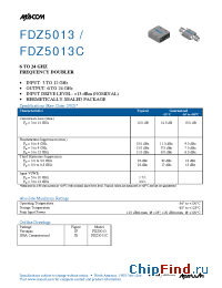 Datasheet  FDZ5013