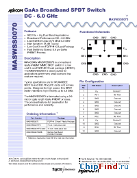 Datasheet  MASWSS0070
