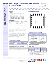 Datasheet  MASWSS0102