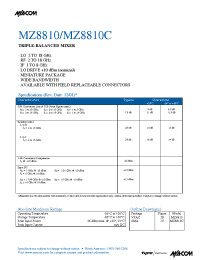 Datasheet  MZ8810C