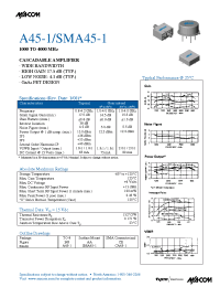 Datasheet  SMA45-1