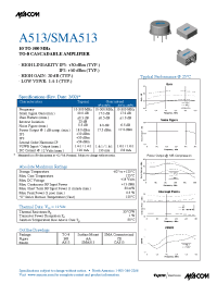 Datasheet  SMA513