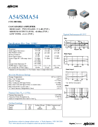 Datasheet  SMA54