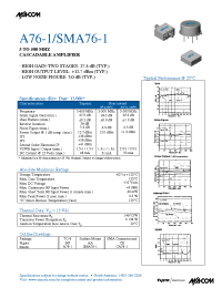 Datasheet  SMA76-1
