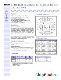 Datasheet  SW-475