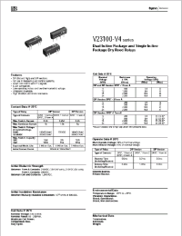 Datasheet  V23100-V4 Series