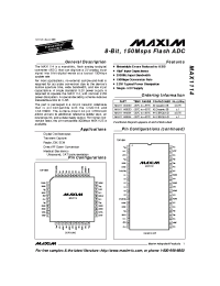 Datasheet  MAX1114